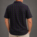 Neon Splatter Performance Print Polo