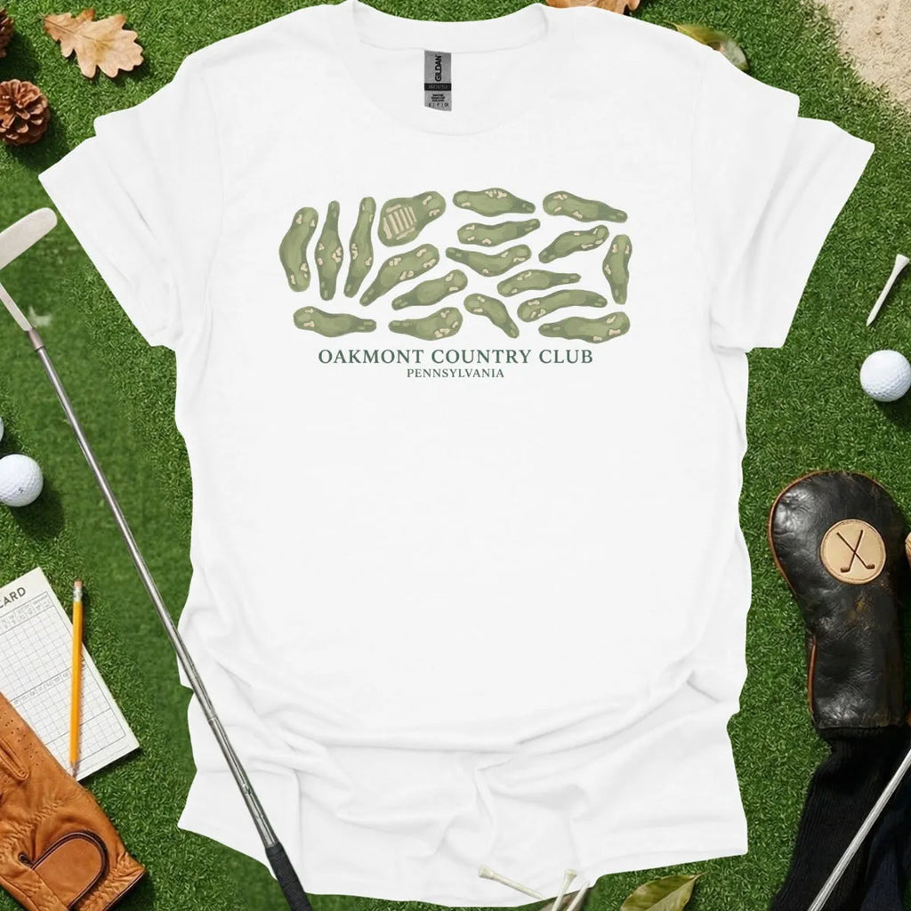 Oakmont Country Club Course Map Tee
