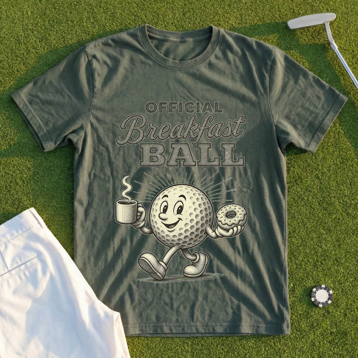 Official Breakfast Ball, Engraved Portrait Tee