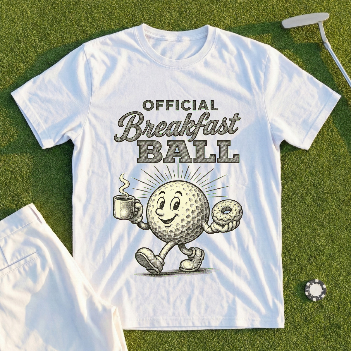 Official Breakfast Ball, Engraved Portrait Tee