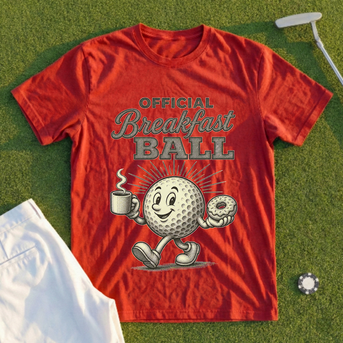 Official Breakfast Ball, Engraved Portrait Tee