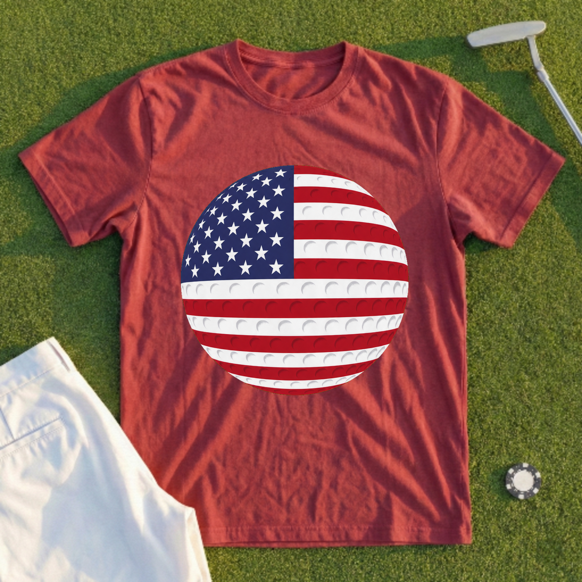 Old Glory Golf Ball Tee
