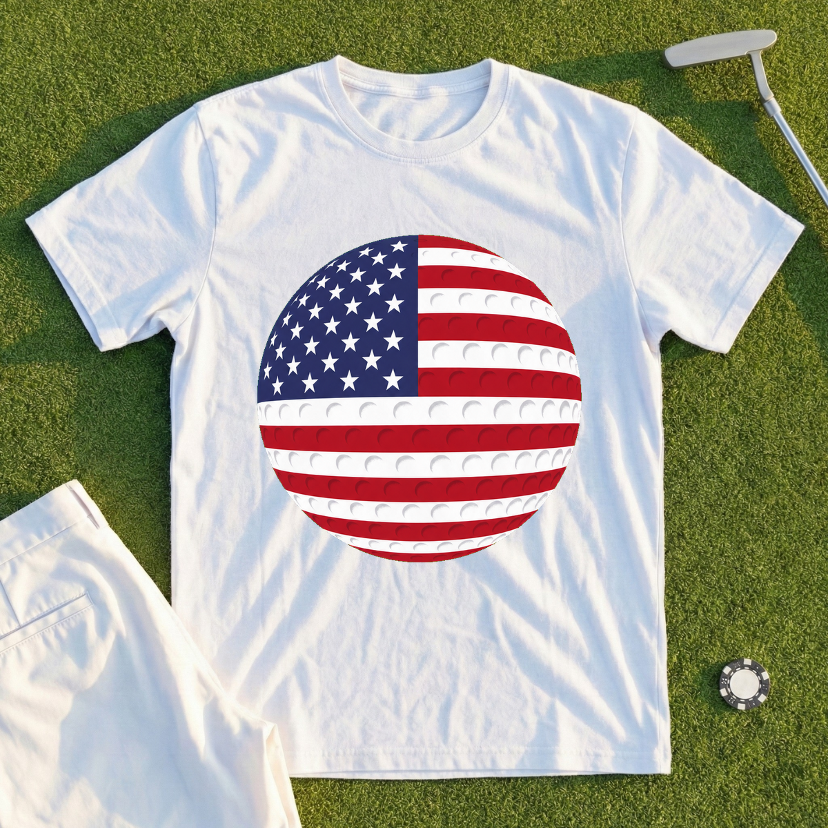 Old Glory Golf Ball Tee
