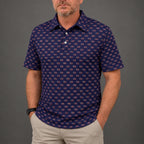Old Glory Performance Print Polo