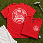 Over Par & Under The Influence Back Print Tee