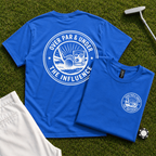 Over Par & Under The Influence Back Print Tee