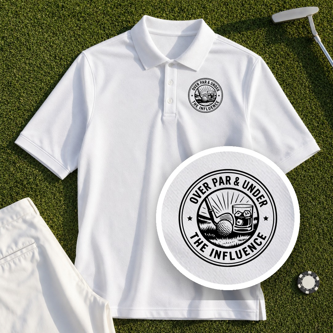 Over Par & Under The Influence Performance Polo