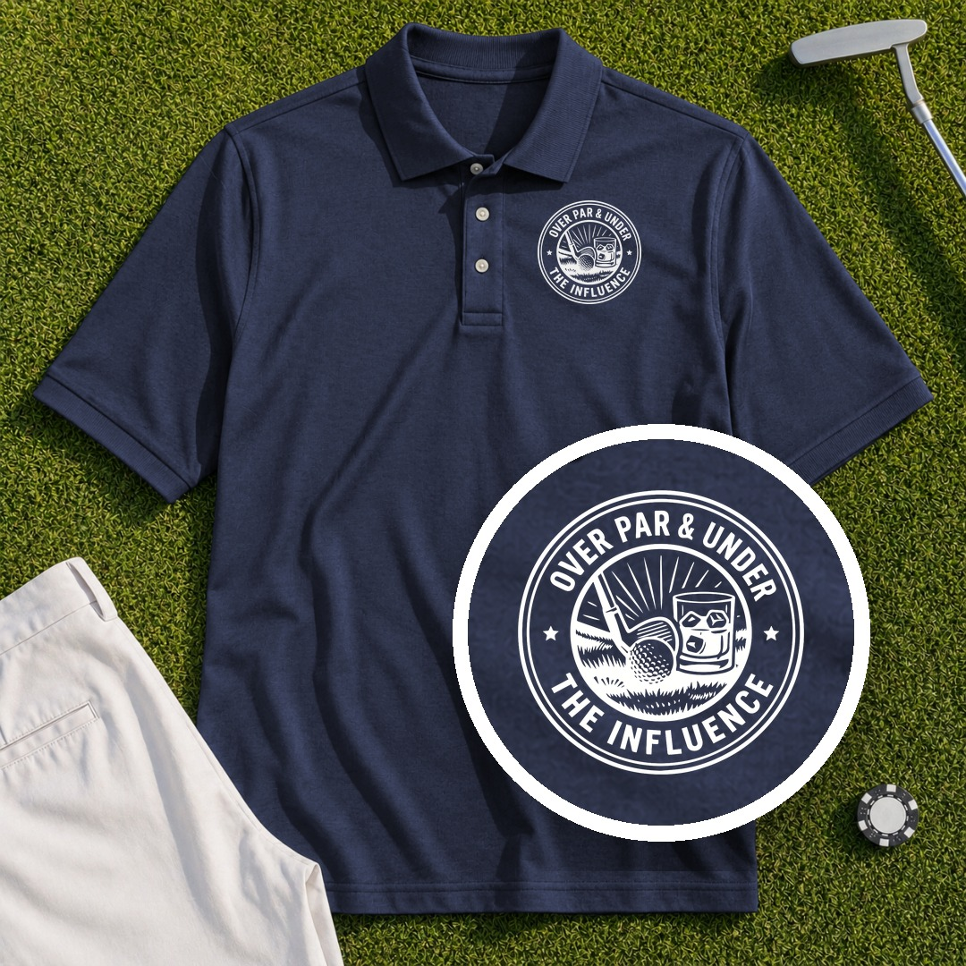 Over Par & Under The Influence Performance Polo