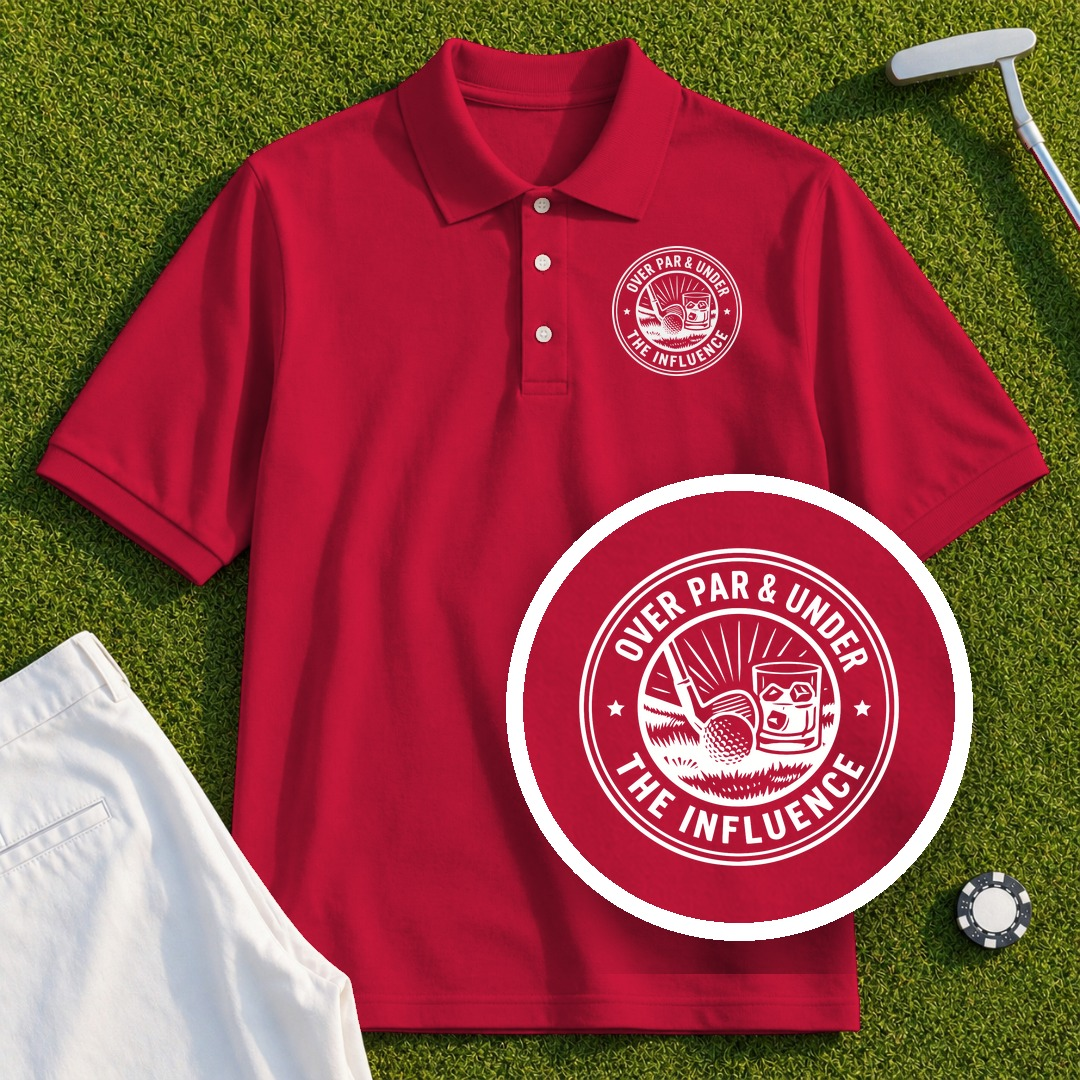 Over Par & Under The Influence Performance Polo