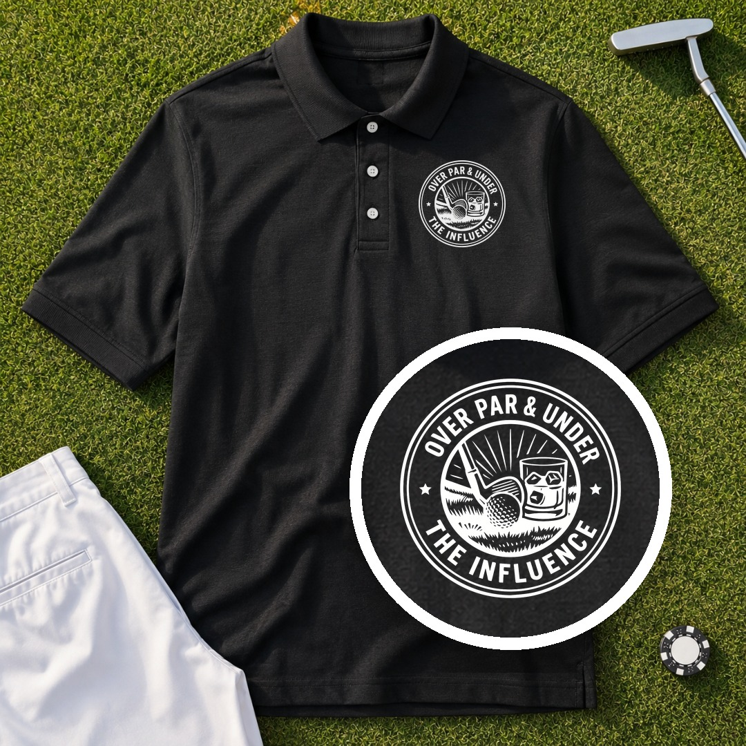 Over Par & Under The Influence Performance Polo