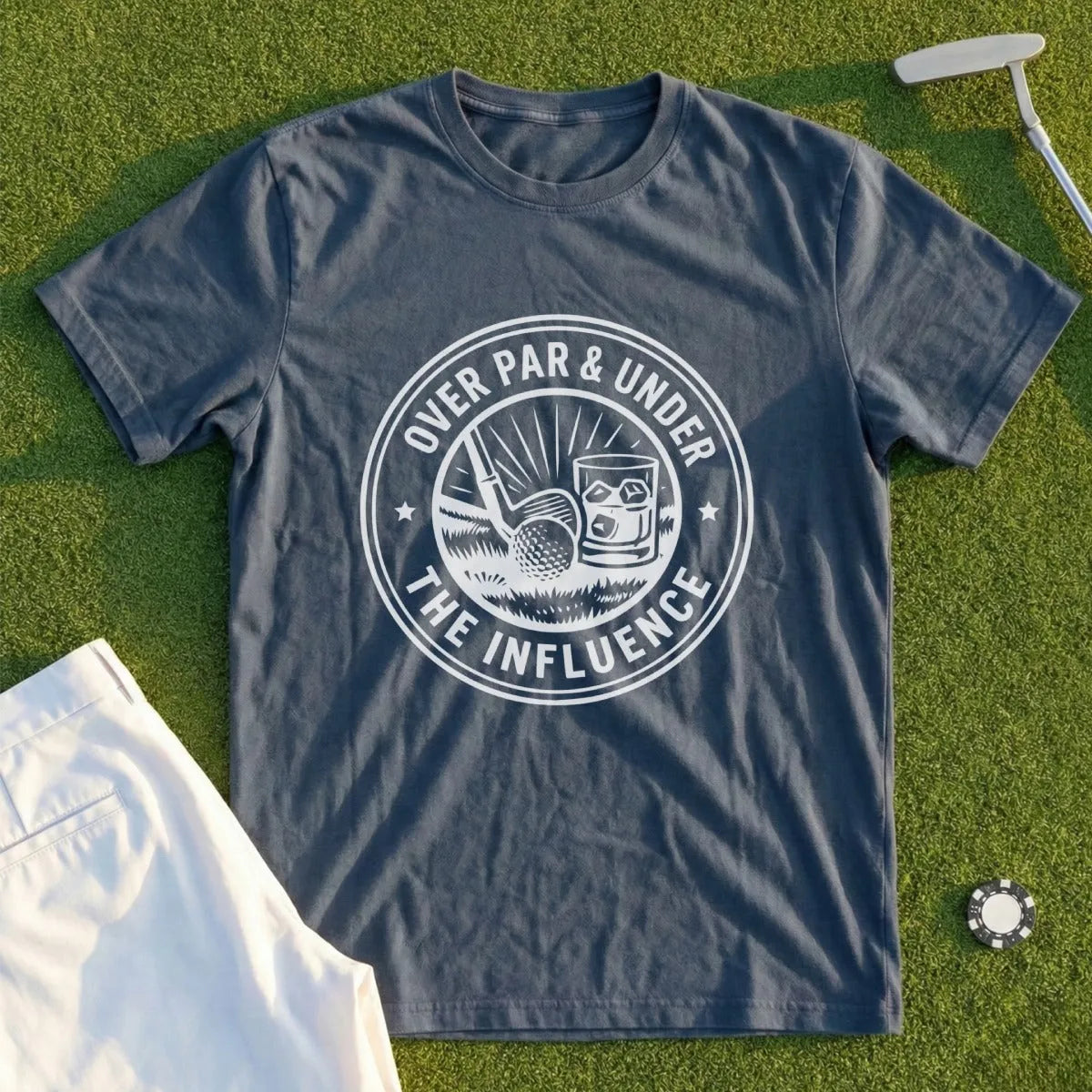 Over Par & Under The Influence Tee