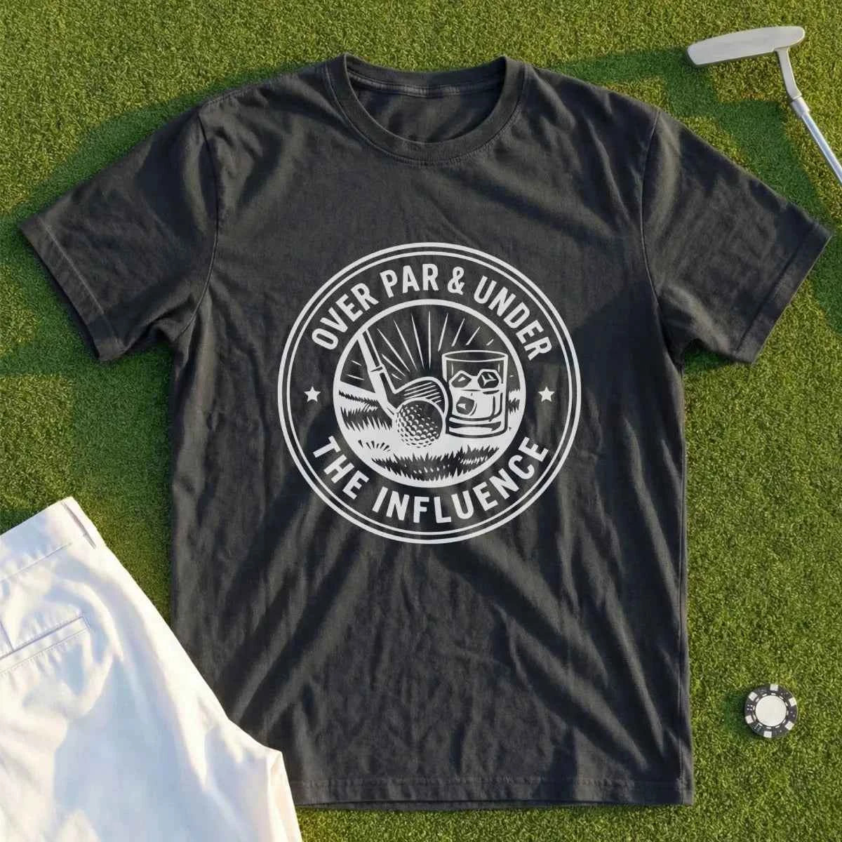 Over Par & Under The Influence Tee