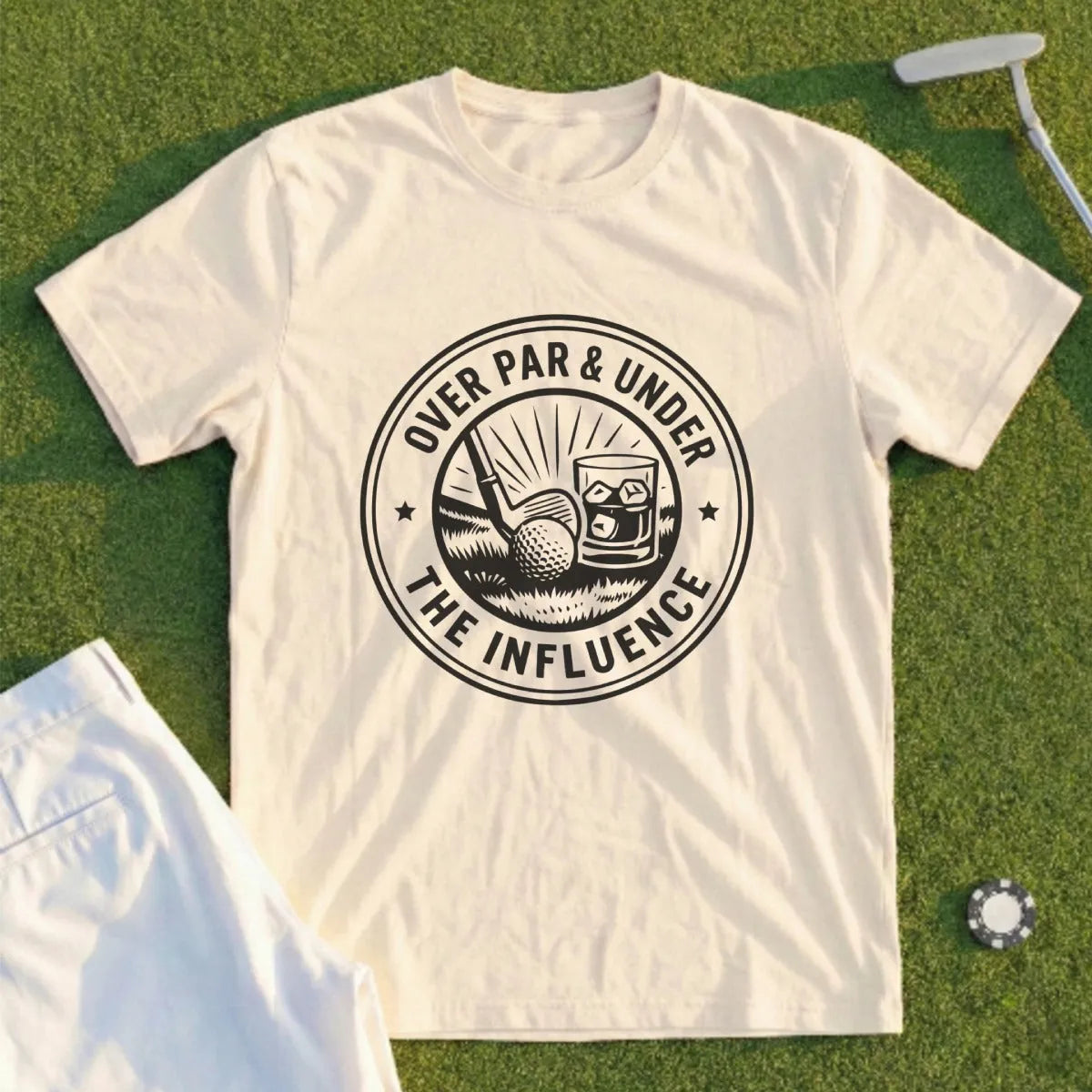 Over Par & Under The Influence Tee