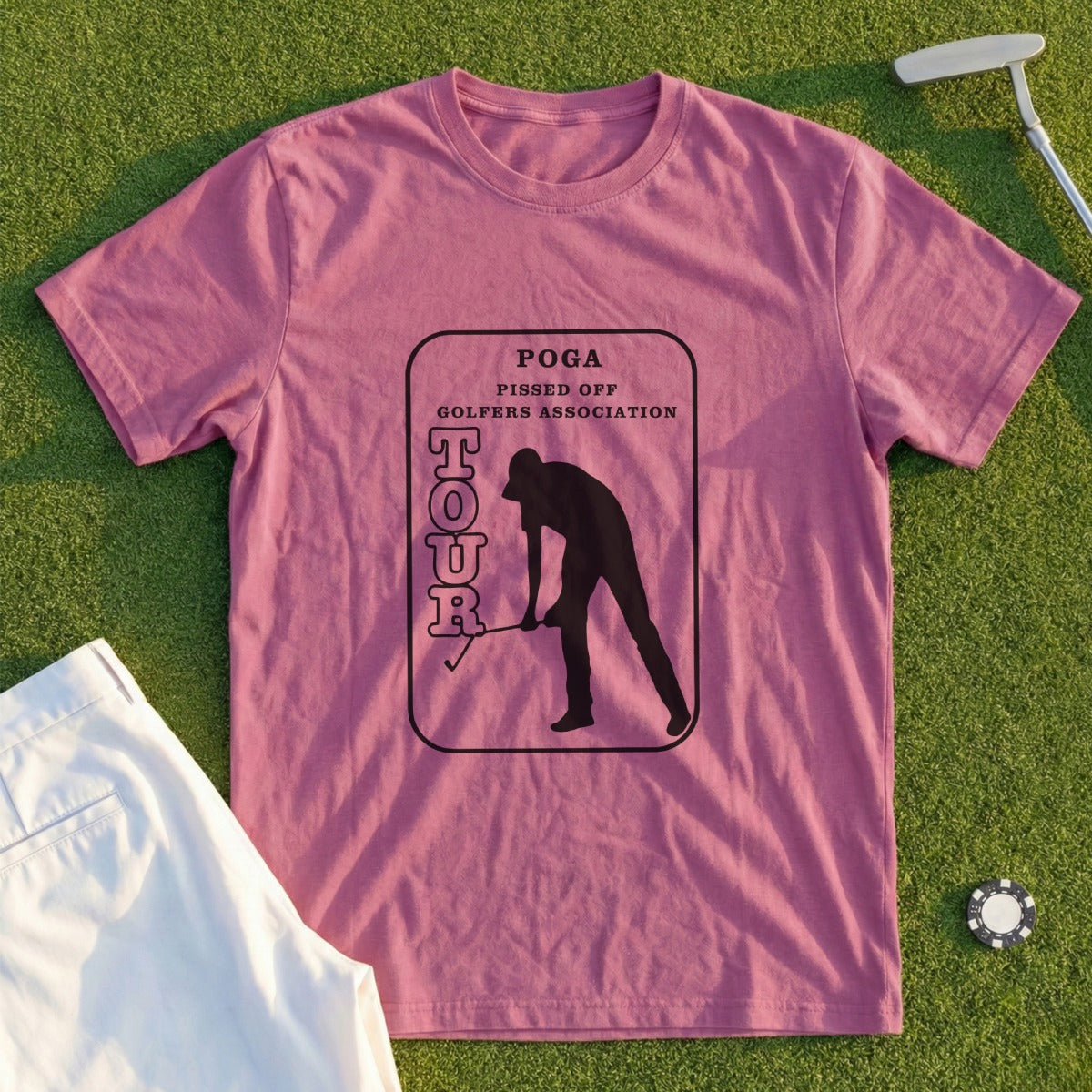 POGA Pissed Off Golfers Association tour t-shirt.