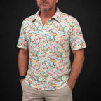 Paint Splatter Performance Print Polo