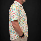 Paint Splatter Performance Print Polo