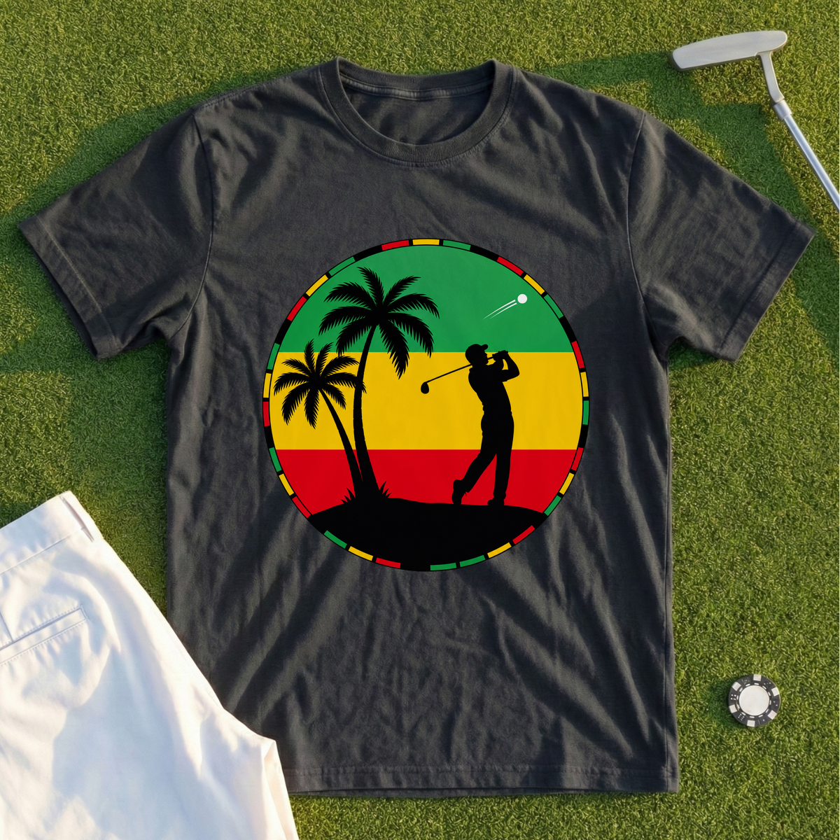 Palm Tree Tee Off Tee