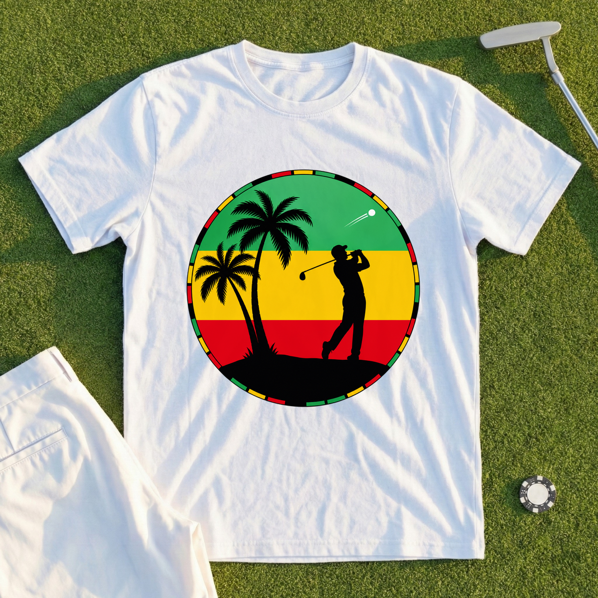Palm Tree Tee Off Tee