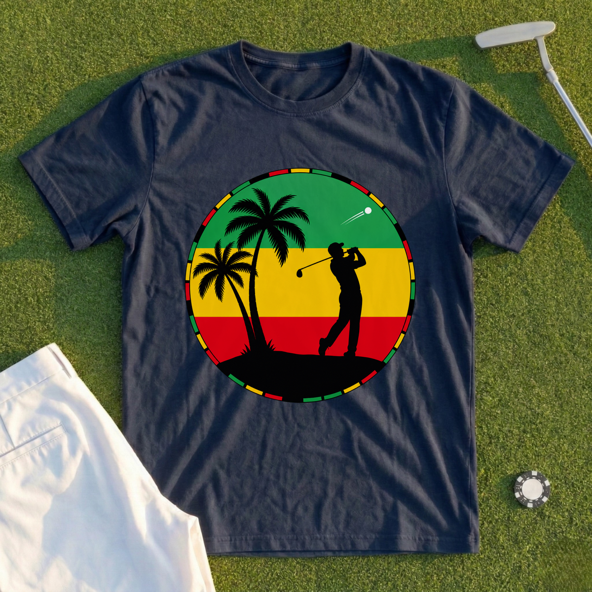 Palm Tree Tee Off Tee