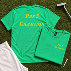 Par 3 Champion Back Print Tee