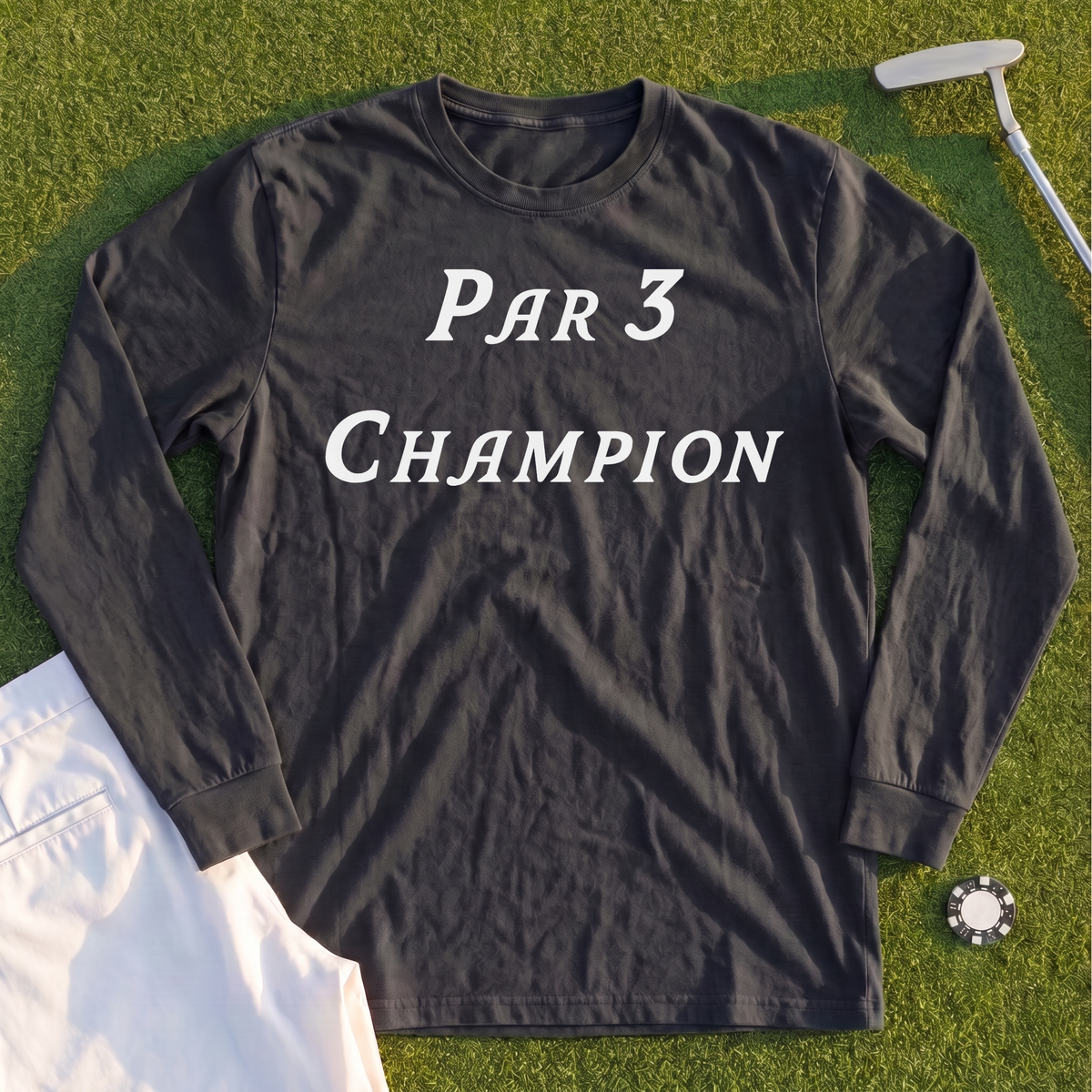 Par 3 Champion Long Sleeve Tee