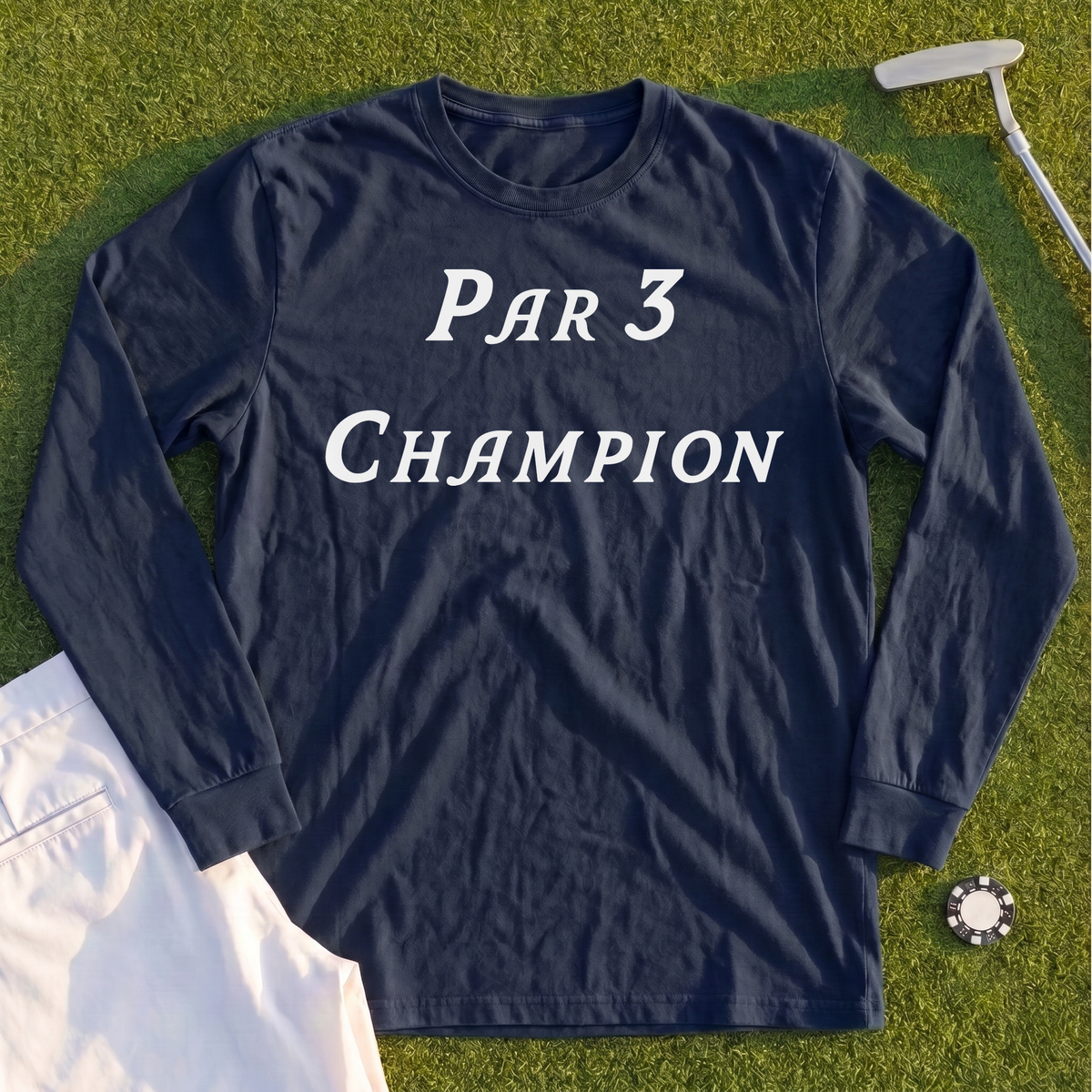 Par 3 Champion Long Sleeve Tee
