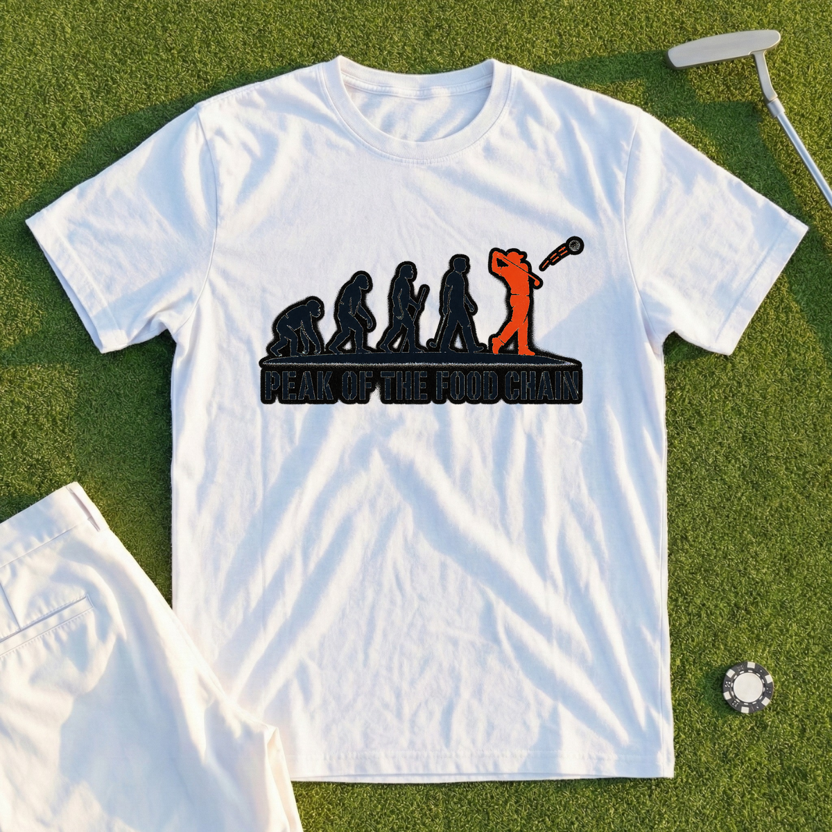 Peak Of The Food Chain Tee - White
