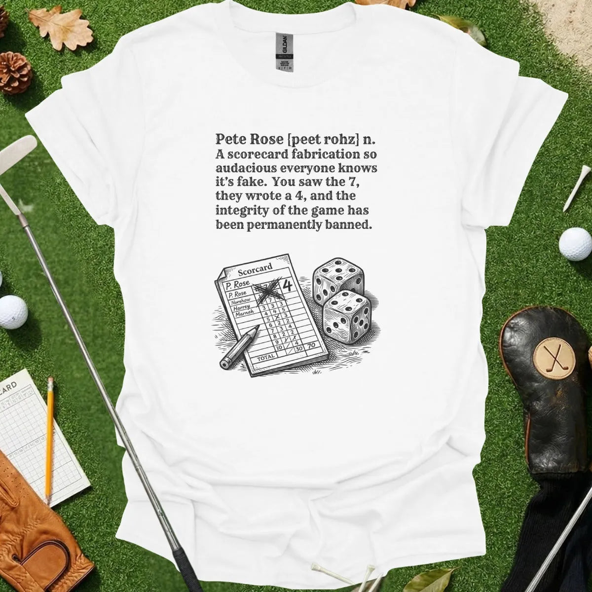 Pete Rose Dictionary Definition Tee