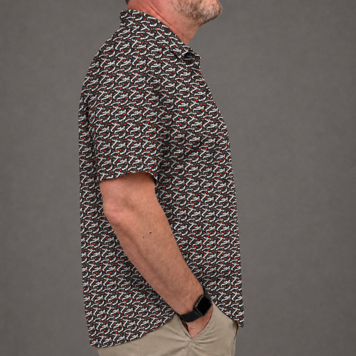 Piano And Vinyl Performance Print Polo