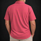 Pink Taco Performance Print Polo