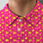 Pink Taco Performance Print Polo