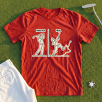Practice Swing vs. Real Swing Tee