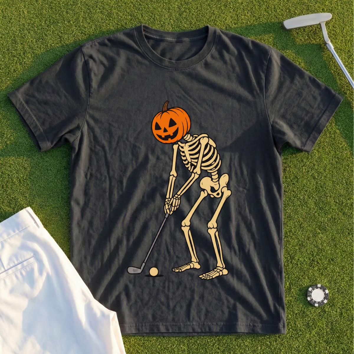 Pumpkin Head Putter Tee