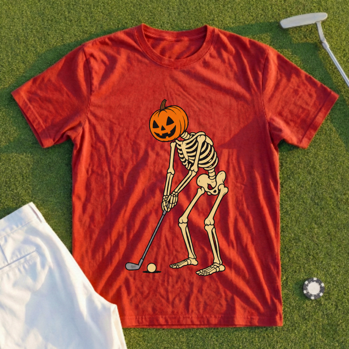 Pumpkin Head Putter Tee