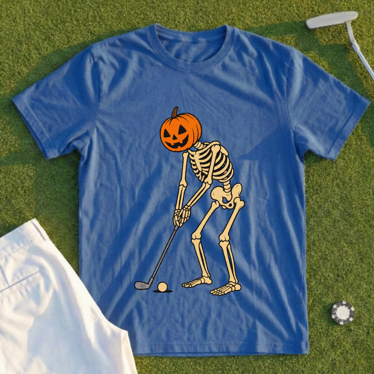 Pumpkin Head Putter Tee