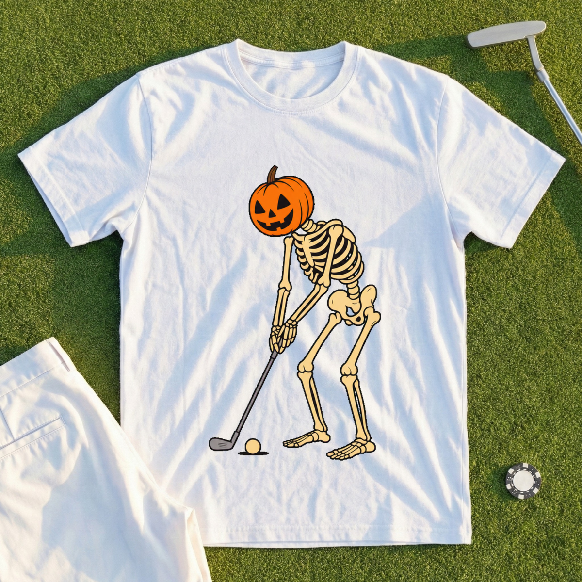 Pumpkin Head Putter Tee