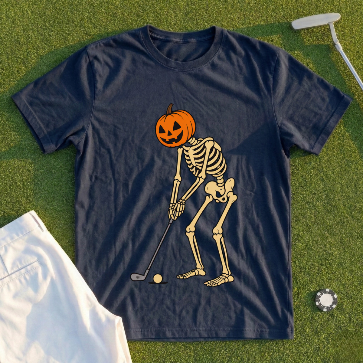 Pumpkin Head Putter Tee