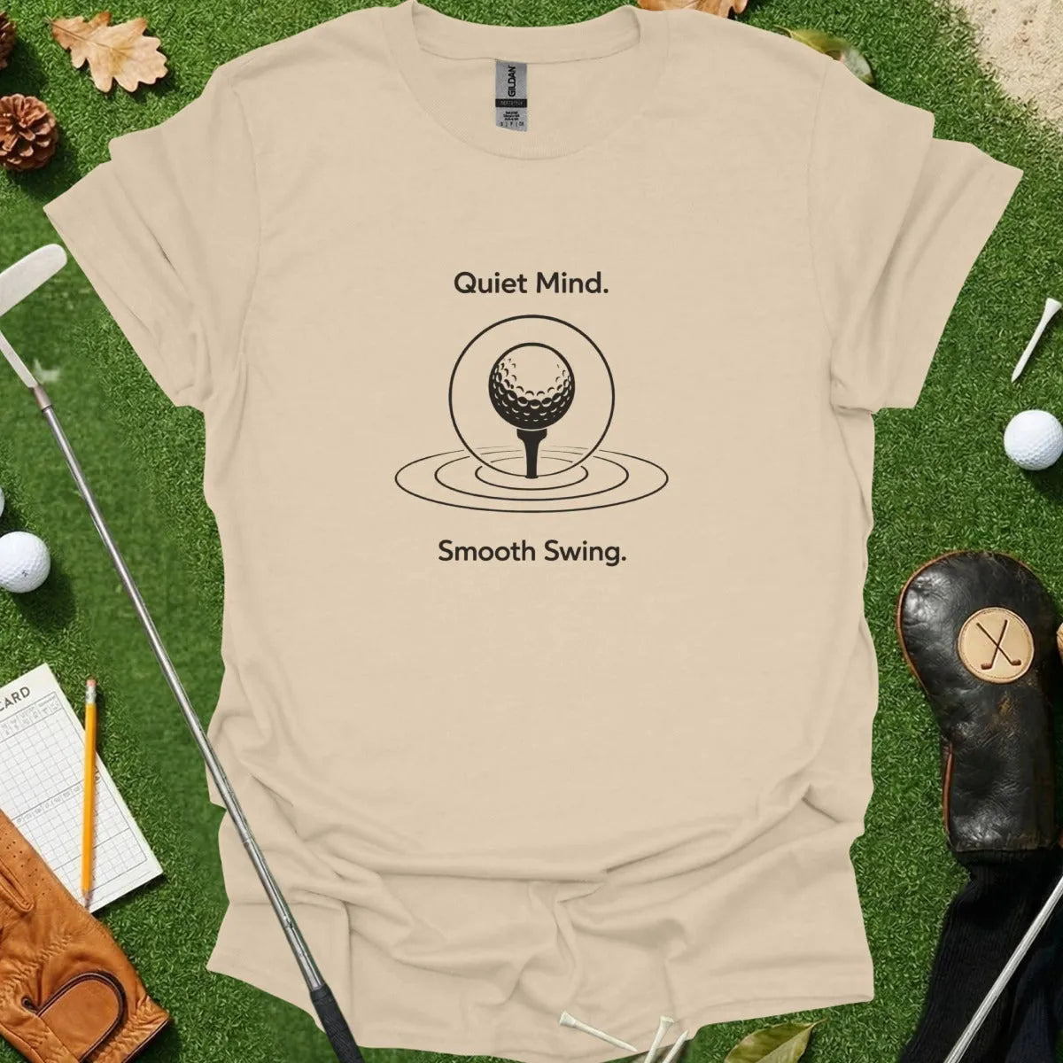 Quiet Mind Minimalist Ball Tee