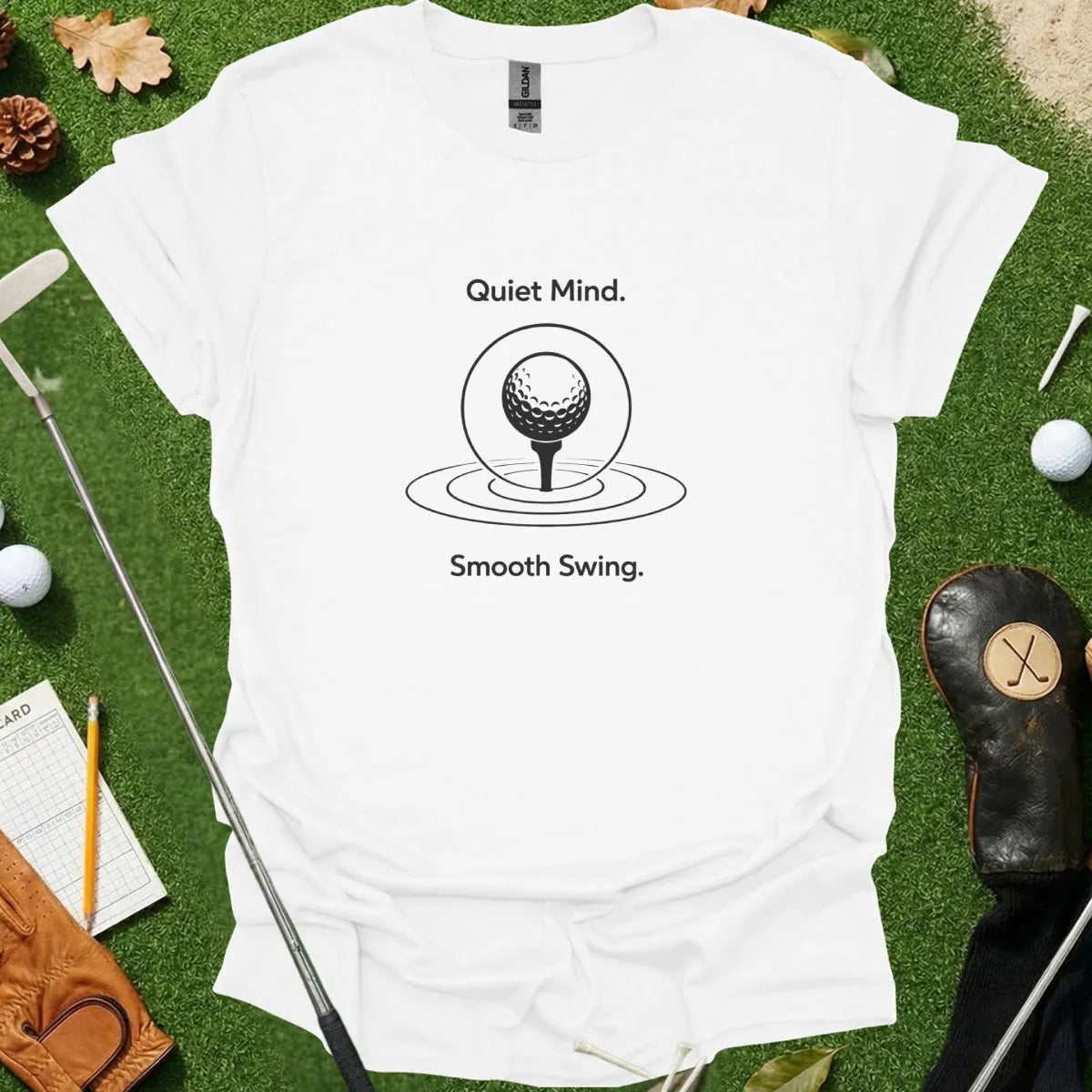Quiet Mind Minimalist Ball Tee