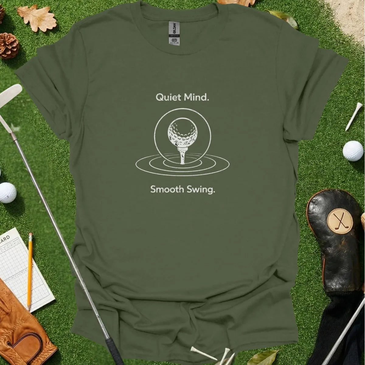 Quiet Mind Minimalist Ball Tee