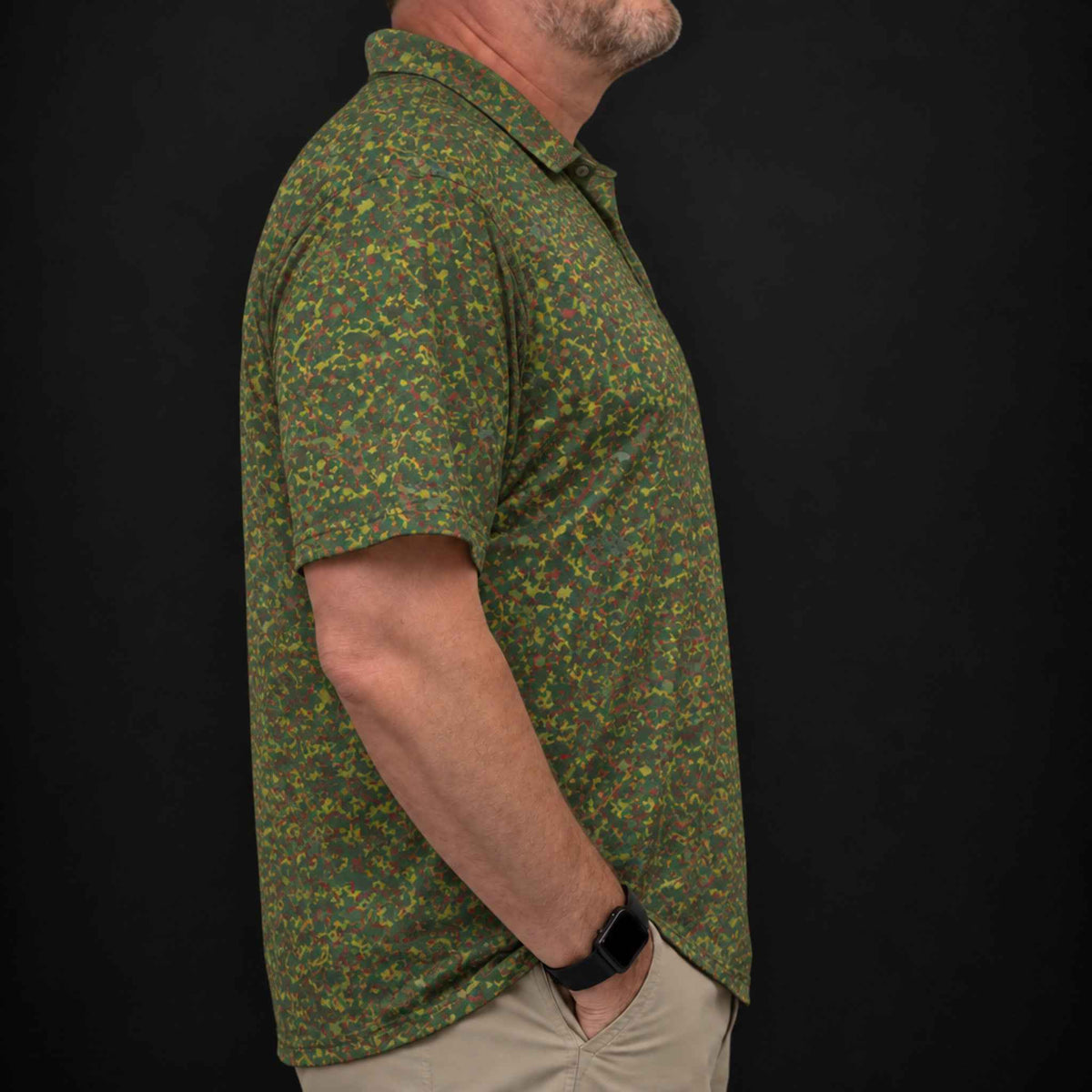 Rasta Camo Performance Print Polo