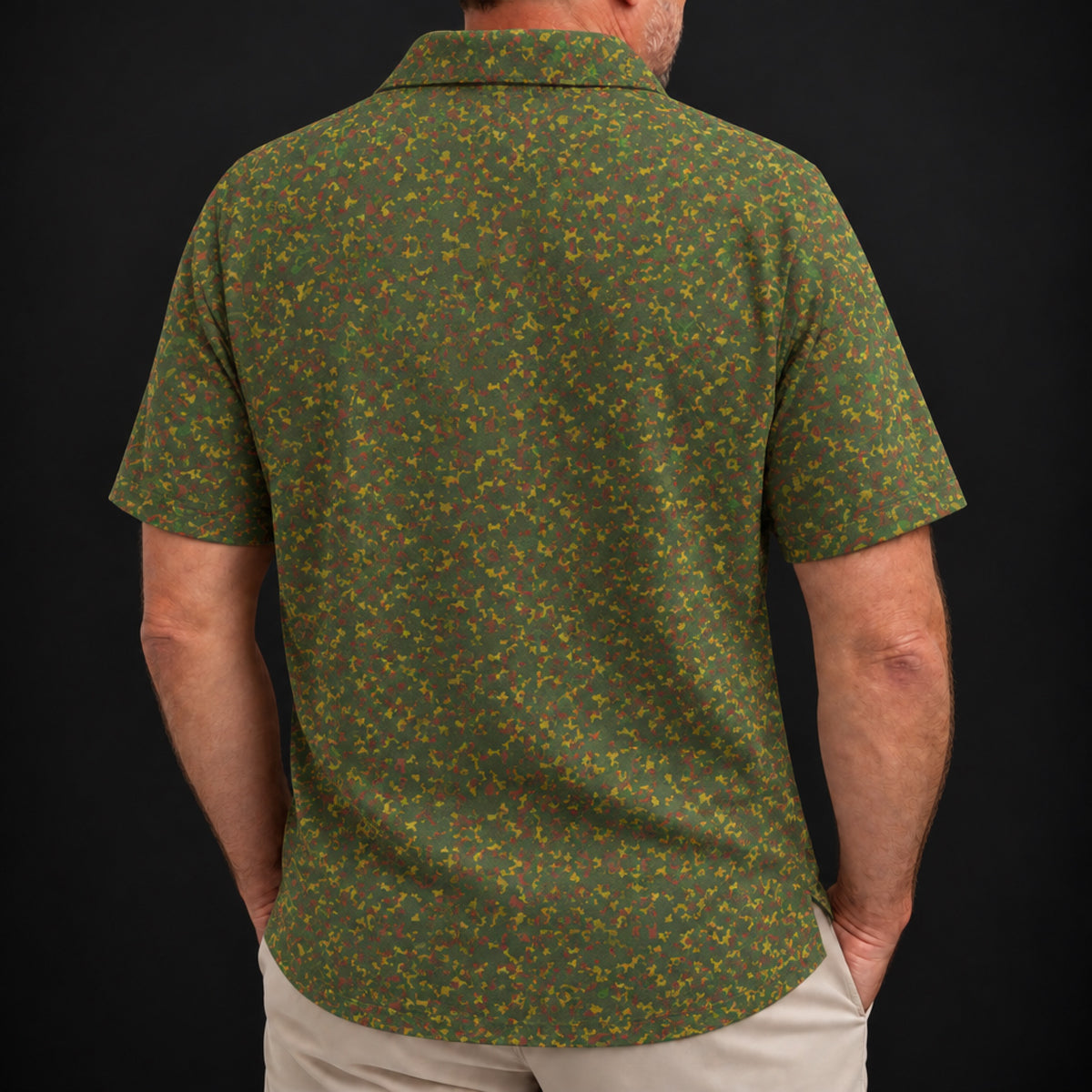 Rasta Camo Performance Print Polo