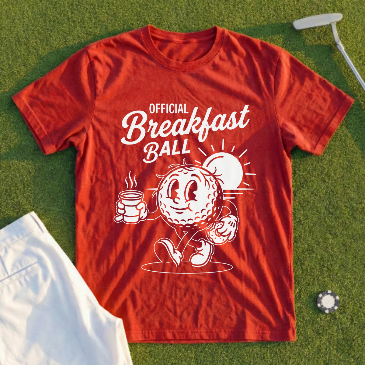 Official Breakfast Ball Tee - Red