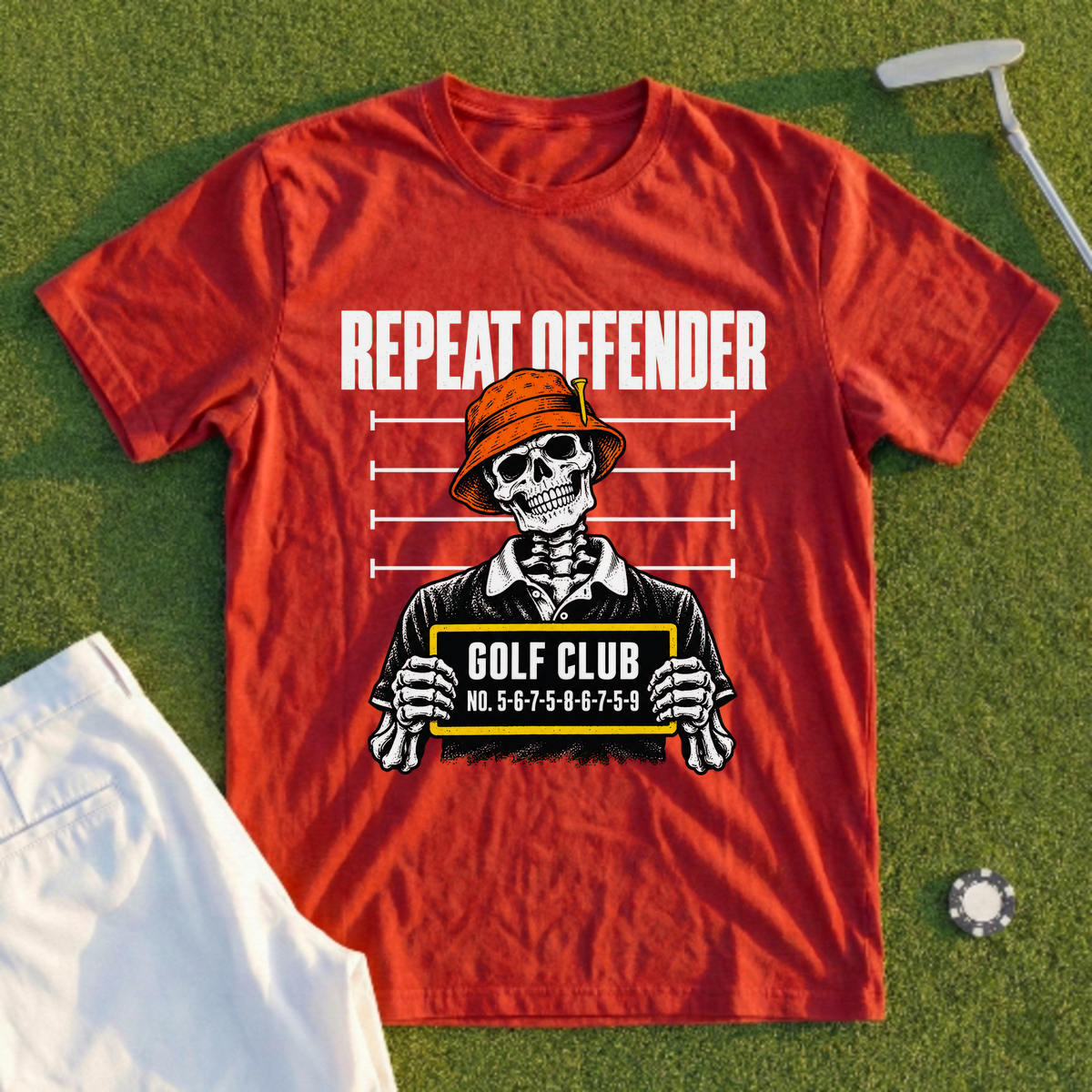 Repeat Offender Golf Club Tee