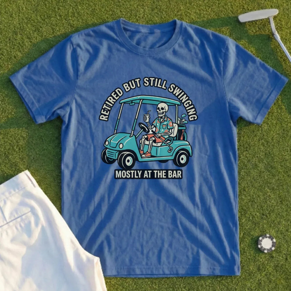 Retired But Still Swinging Tee