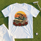 Rose Garden Golf Cart Tee