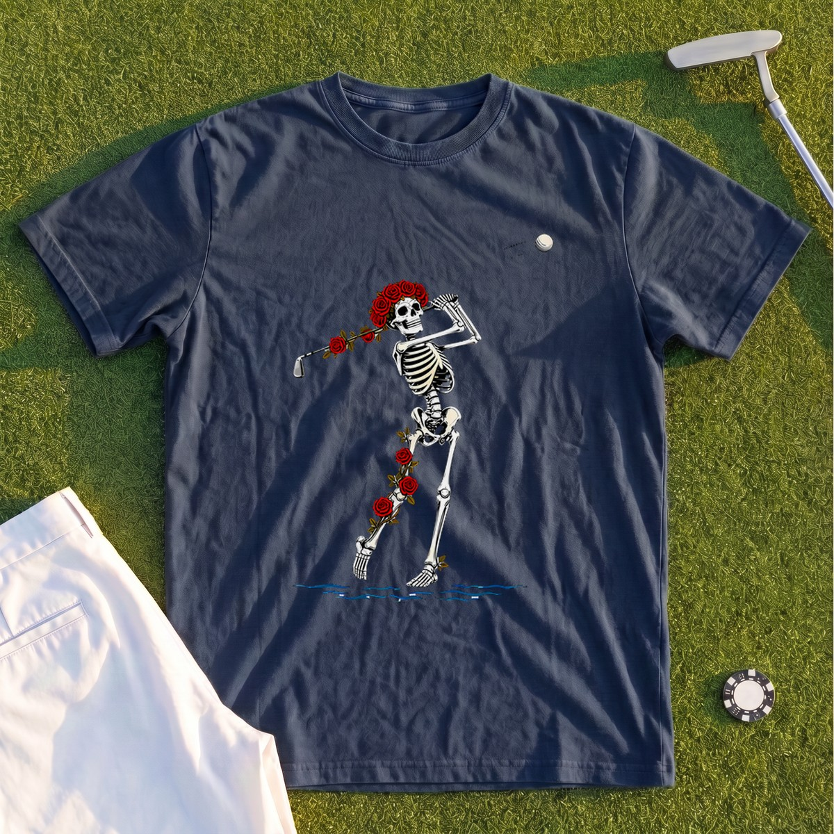 Rose Skeleton Approach Premium Tee