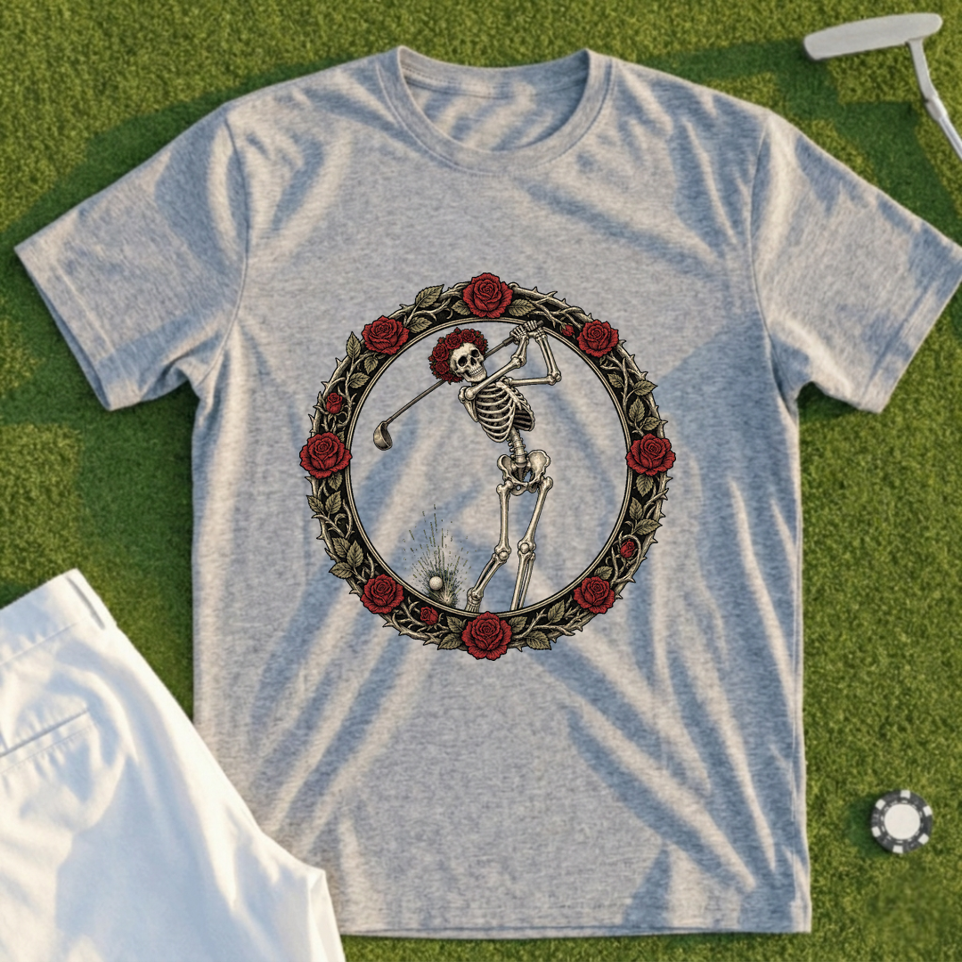 Rose Skeleton Crest Tee