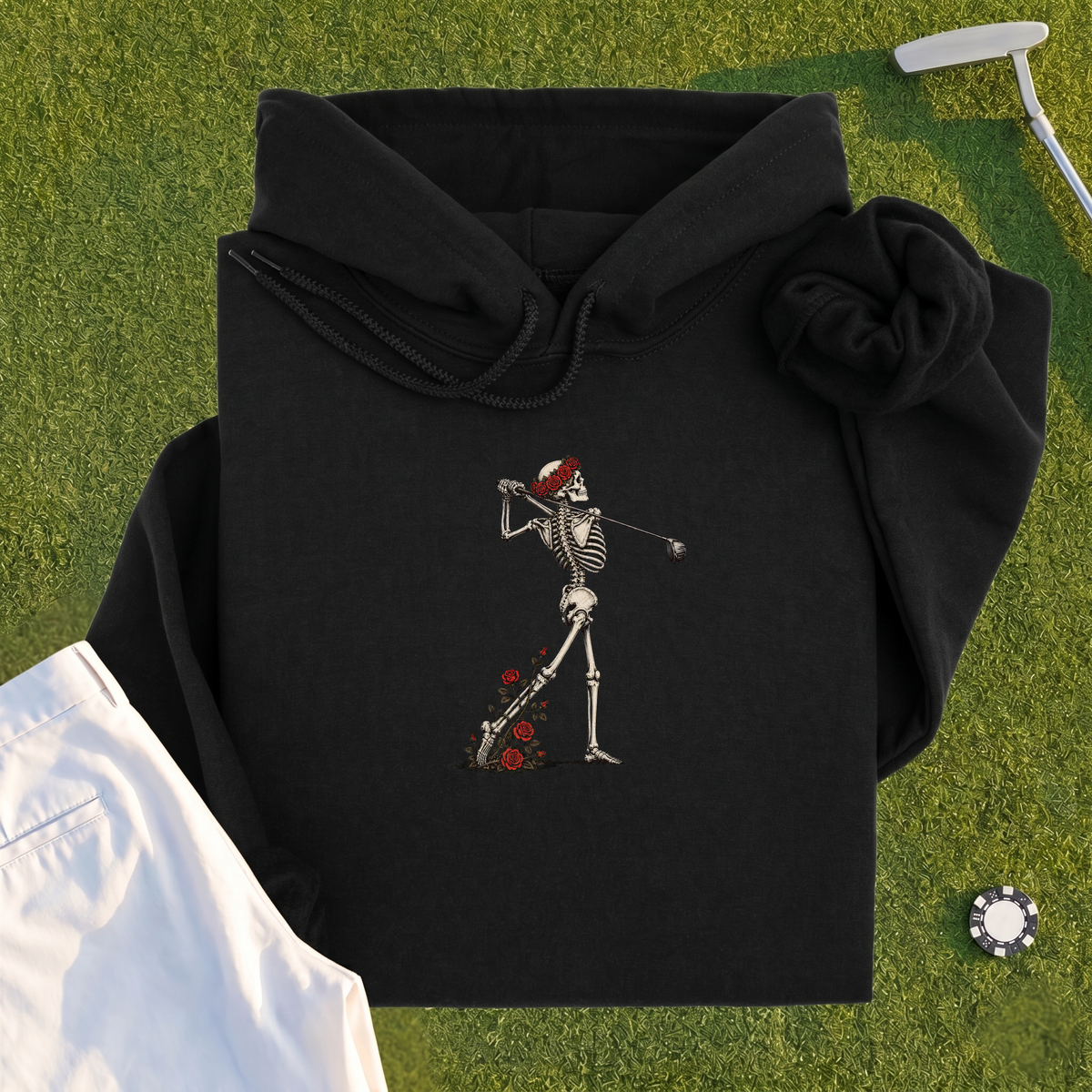 Rose Skeleton Follow Through Hoodie