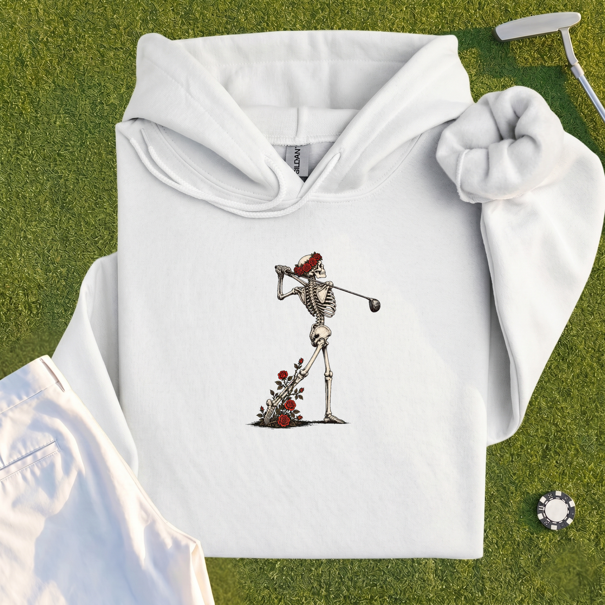 Rose Skeleton Follow Through Hoodie